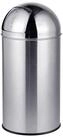 relaxdays M&uuml;lleimer Edelstahl M&uuml;lleimer Push-Deckel, 50 L