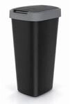 Keden M&uuml;lleimer Compacta Q Flap 25 Liter, Schwing- und Klappdeckel 25L...