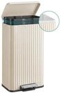 SONGMICS M&uuml;lleimer Abfalleimer Softclose, 15 M&uuml;llbeutel, 30 L, K&uuml;che,