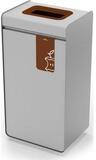 DURABLE Papierkorb Wertstoffsammler DURASORT 55 Liter Bioabfall - Metall