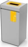 DURABLE Papierkorb Wertstoffsammler DURASORT 55 Liter Plastik - Metall...