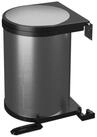 relaxdays Einbaum&uuml;lleimer Schwenkbarer Einbaum&uuml;lleimer 12 L
