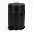 relaxdays M&uuml;lleimer Retro M&uuml;lleimer 20 Liter, schwarz