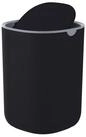 relaxdays Tischrestebeh&auml;lter Mini Tischm&uuml;lleimer 1,5 Liter, schwarz