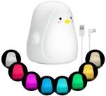 Goobay LED Nachtlicht LED Einschlafhilfe mit Farbwechsel f&uuml;r Babys, LED fest