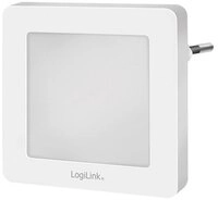 LogiLink LED Nachtlicht LED013, mit D&auml;mmerungssensor quadratisch, 3014 LED x4,...