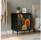 vidaXL Nachttisch 36 x 33 x 51 cm Nachttisch Nachtschrank Nachtkommode ZAANDAM