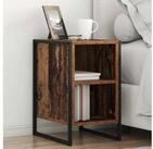 vidaXL Nachtkommode vidaXL Nachttisch 2 stk. Altholz 39,5 x 30 x 50 cm...