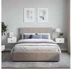 vidaXL Nachtkommode vidaXL Wandmontierter Nachttisch 2 stk. Wei&szlig; 34,5 x 33 x...