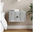 vidaXL Nachtkommode vidaXL Wandmontierter Nachttisch Sonoma-Grau 33 x 34,5 x 20...