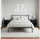 vidaXL Nachtkommode vidaXL Nachttisch 2 stk. Schwarz Eichen-Optik 40 x 30 x 50...