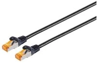 S-Conn Patchkabel Cat. 6A Outdoor, S/FTP, schwarz, 2m LAN-Kabel
