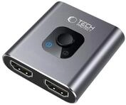 TECH PROTECT HDMI-Splitter HB07, 2in1 HDMI Splitter mit 4K60Hz Unterst&uuml;tzung