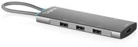Digitus Laptop-Dockingstation DIGITUS USB-C Docking Station, 8-Port, HDMI, USB,...