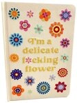 Notizbuch I'm a Delicate F_cking Flower Embroidered Journal
