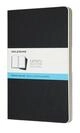 MOLESKINE Notizheft, Cahier 3er Set - mit Kartoneinband - 70g-Papier