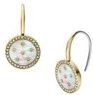 Fossil Paar Ohrhaken Schmuck Geschenk Edelstahl JEWELRY, mit Glasstein - mit...