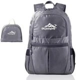 Intirilife Tagesrucksack (Faltbarer Rucksack Ultraleicht in Grau, 1-tlg), 36L...
