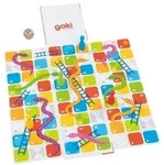 Gollnest & Kiesel Spiel Goki 56636 - Schlangen & Leitern XXL im W&uuml;rfel zum