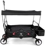 FUXLIFE Bollerwagen FX-CT350, faltbarFaltbar, nur 12kg, mit Dach & Hecktasche