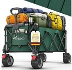 TRESKO Bollerwagen Bollerwagen faltbar 300L mit Bremse Handwagen klappbar 150kg