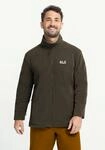 Fleecejacke JACK WOLFSKIN "TAUNUS 200 FZ M", Herren, Gr. S, braun (obsidian...