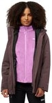 Jack Wolfskin 3-in-1-Funktionsmantel ROTWAND 3IN1 JKT W wasserdichte...