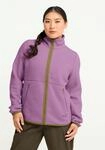 Fleecejacke JACK WOLFSKIN "LITE CURL FZ W", Damen, Gr. XS (34), vividorchid,