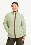 Fleecejacke JACK WOLFSKIN "LITE CURL FZ W", Damen, Gr. XS (34), melon,...