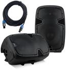 McGrey P212 MA Aktive und Passive PA-Boxen Set Party-Lautsprecher (Bluetooth,...