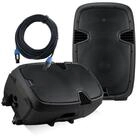 McGrey P215 MA Aktive und Passive PA-Boxen Set Party-Lautsprecher (Bluetooth,...