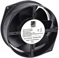 TRU COMPONENTS Geh&auml;usel&uuml;fter TRU COMPONENTS TC-NA17055 Axiall&uuml;fter 230 V/AC...