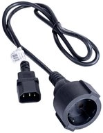 Akyga Energieversorgungskabel PC 1.0m AK-PC-13A Computer-Kabel
