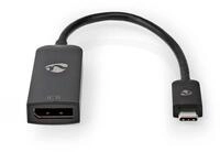 Nedis CCGB64353BK02 Audio- & Video-Kabel, USB-C Adapter, USB-C Adapter, USB-C,