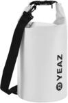 Packsack YEAZ "Wasserfester Packsack 10L ISAR", Damen, Gr. 10, wei&szlig;, Obermaterial:
