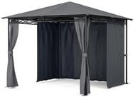 blumfeldt Pavillon Mondo 3x3 Pavillon 3x3 m Stahlrahmen wetterfest 4...