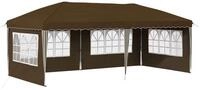 vidaXL Pavillon 575 x 289 x 245 cm Pop-up Partyzelt 575x289x245 cm Taupe