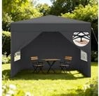 LuxusKollektion Faltpavillon Pop Up Pavillon 2.5x2.5m Anthracite