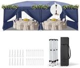 LuxusKollektion Faltpavillon Faltpavillon One-Touch 3x6m Blau