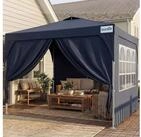 LuxusKollektion Faltpavillon Faltpavillon 3x3m wasserdicht mit Seitenw&auml;nden...