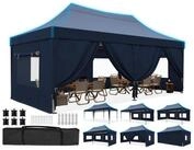LuxusKollektion Faltpavillon Faltpavillon 3x6m wasserdicht Blau