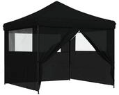 vidaXL Partyzelt Party-Zelt 292 x 292 x 315 cm Schwarz Oxford-Stoff