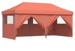 vidaXL Partyzelt Partyzelt 292 x 580 x 315 cm Terrakotta Oxford-Stoff