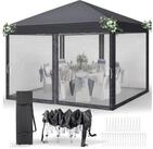 LuxusKollektion Faltpavillon Pavillon 3x3m Wasserdicht UV50+ 4 Netzseitenteile
