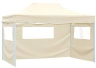 vidaXL Partyzelt Partyzelt 291 x 431 x 315 cm Creme Oxford-Stoff