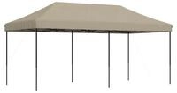 vidaXL Partyzelt Partyzelt 292 x 580 x 315 cm Taupe Oxford-Stoff