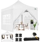 LuxusKollektion Faltpavillon Faltpavillon 3x3m Wasserdicht Stabil Wei&szlig;