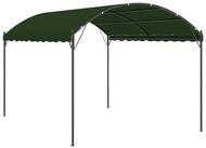 vidaXL Partyzelt Pavillon 4 x 3 x 2,6 m Gr&uuml;n Polyester und Stahl, Pavillon 4 x...
