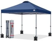 LuxusKollektion Faltpavillon Pop-up-Pavillon 3x3 Marineblau H&ouml;henverstellbar
