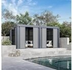 Weide Pavillonseitenteil Sichtschutz Textil f&uuml;r Pergola Schiebepaneel...
